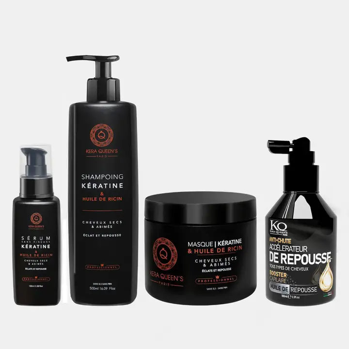 Ritual Kera Queen's Paris - plaukų augima skatinantis rinkinys.