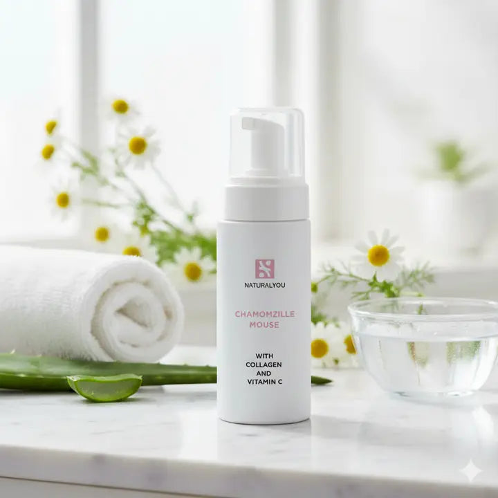NATURAL YOU Ramunėlių veido prausimosi putos 100ml.