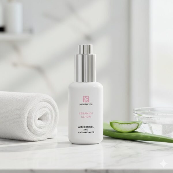 NATURAL YOU Veido serumas nuo senėjimo su ceramidais ir retinoliu 30ml