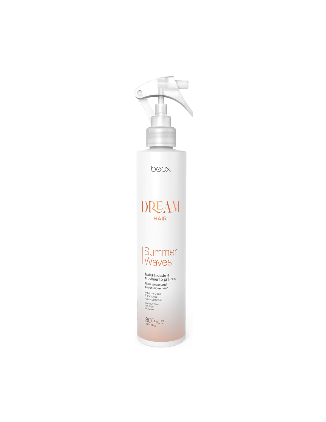 BEOX DREAM ⚜ SUMMER WAVES - Sukurtas suteikti tekstūros, termo apsaugos, lengvumo ir judrumo plaukų bangoms, 300 ml