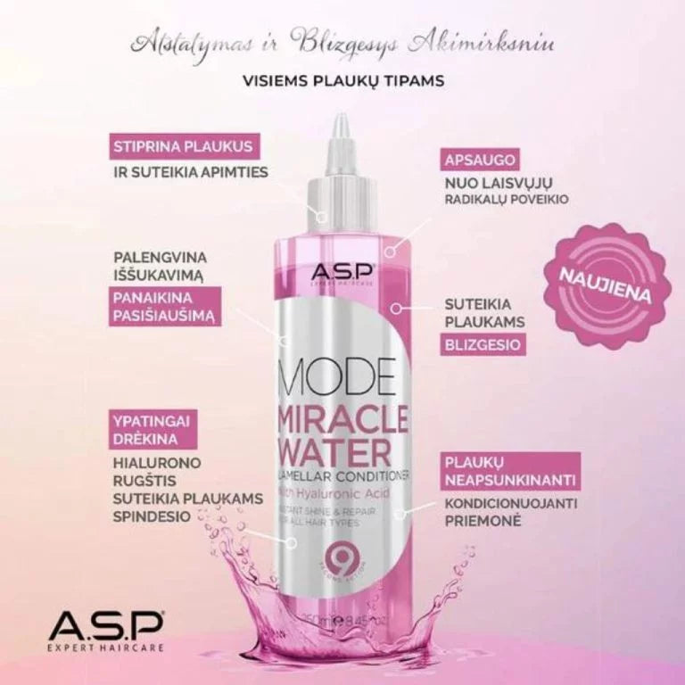 A.S.P Mode MIRACLE WATER plaukų kondicionierius