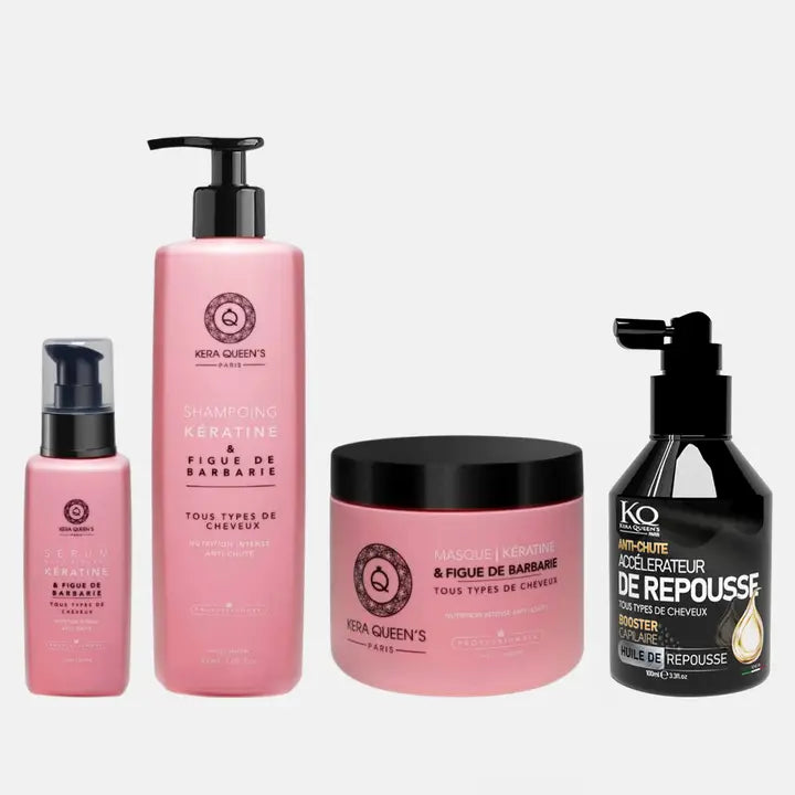 Ritual Kera Queen's Paris - plaukų slinkima mažinantis rinkinys.