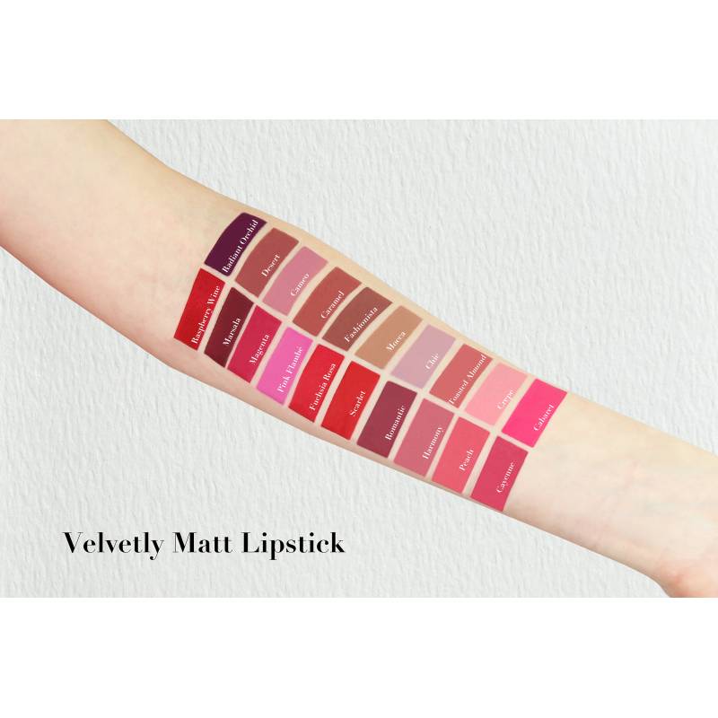 Delfy Velvetly Matt Lipstick, matiniai lūpų dažai - Cameo