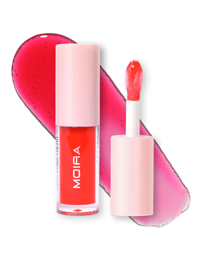 MOIRA Glow Getter drėkinantis lūpų aliejus (008, Juicy Red)