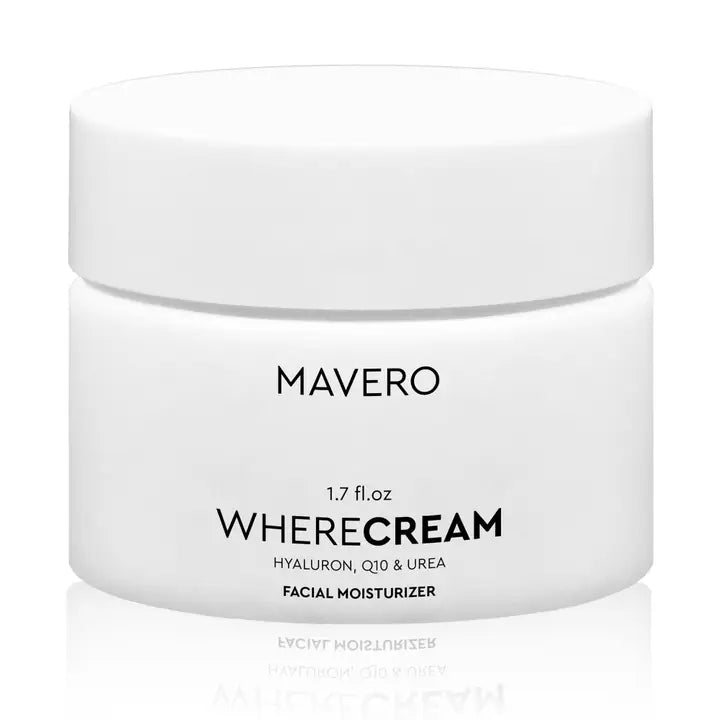 WHERECREAM - Dieninis kremas su hialurono rūgštimi, Q10 & Urea 50ml.