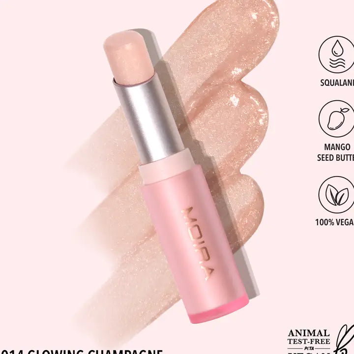 MOIRA Signature lūpų dažai (014, Glowing Champagne)