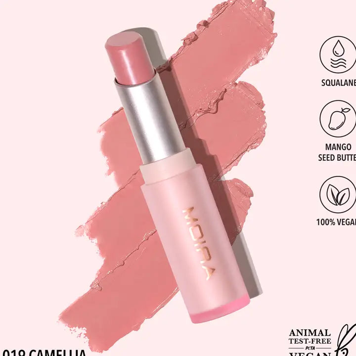 MOIRA Signature lūpų dažai (019, Camellia)