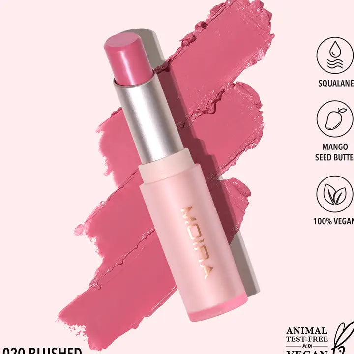 MOIRA Signature lūpų dažai (020, Blushed)