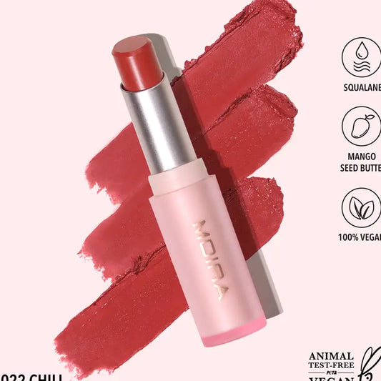 MOIRA Signature lūpų dažai (022, Chili)