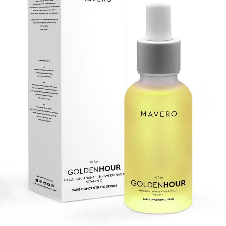 GOLDENHOUR - vitamino C serumas su hialurono rūgštimi, kiviais ir ananasais 30ml.