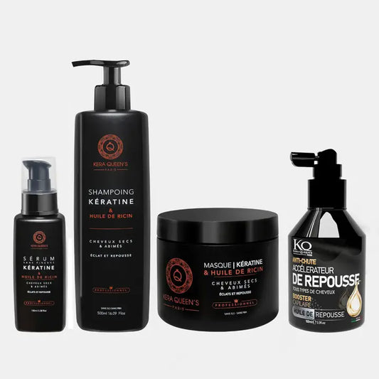 Ritual Kera Queen's Paris - plaukų augima skatinantis rinkinys.