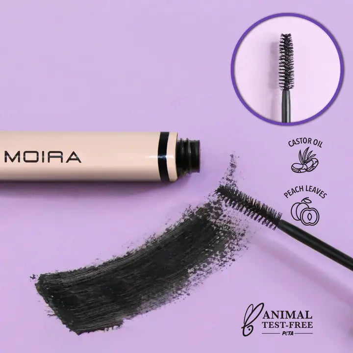 MOIRA Blakstienų tušas „Volume & Long Lash“ Juodas