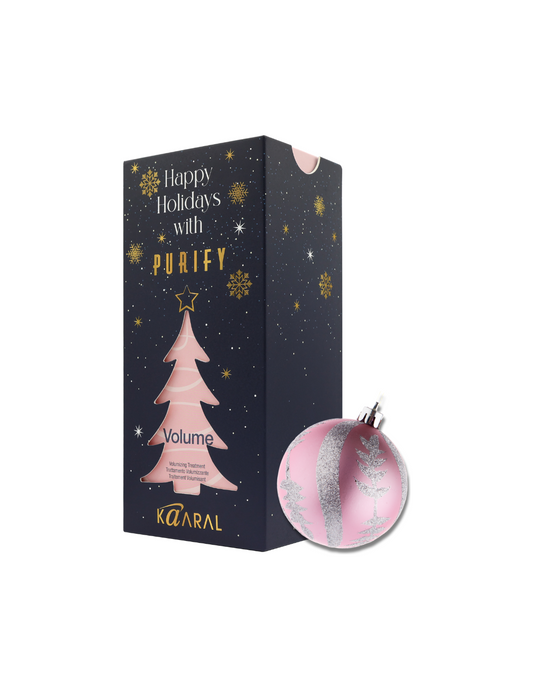 HAPPY HOLIDAYS rinkinys PURIFY VOLUME šventinėje dėžutėje