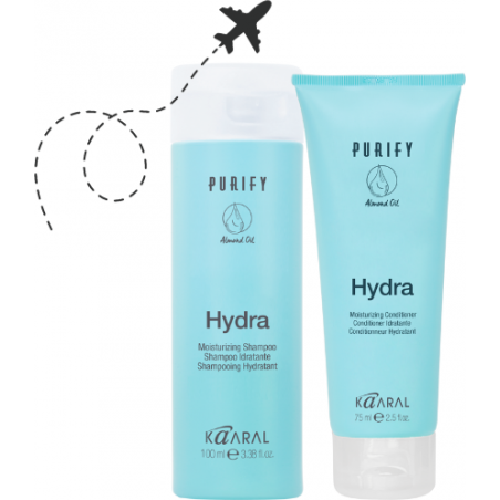 HYDRA TRAVEL KIT Drėkinamasis šampūnas ir kondicionierius, 100 ml + 75 ml