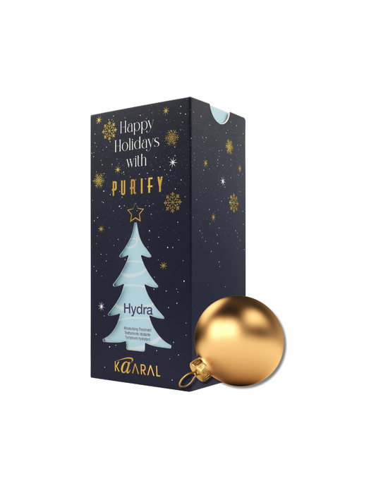 HAPPY HOLIDAYS rinkinys PURIFY HYDRA šventinėje dėžutėje