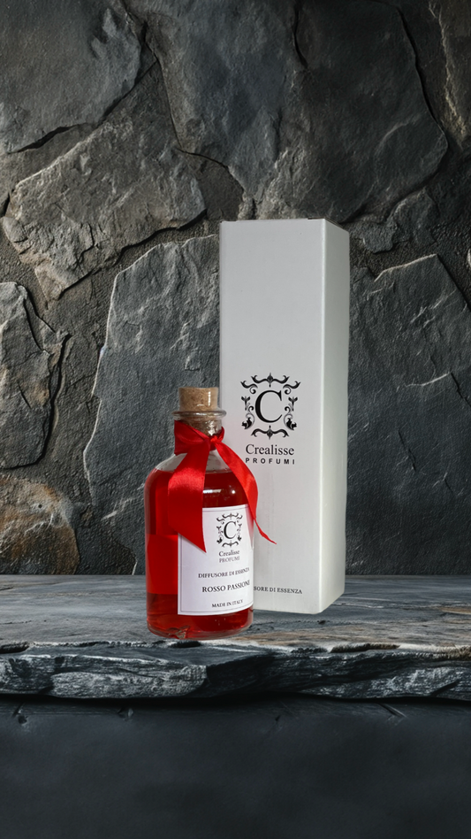 Namų kvapas su lazdelėmis - ROSSO PASSIONE 500ml.