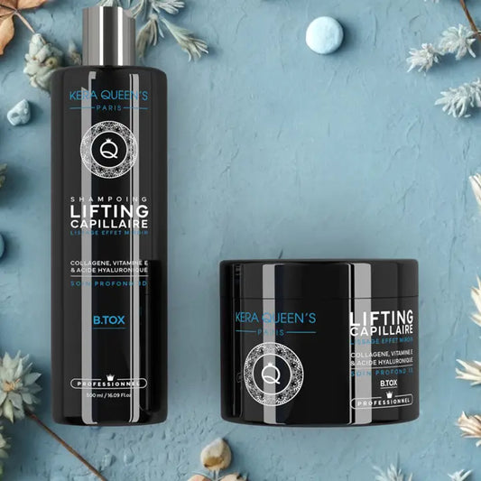 Kera Queen's - Lifting Capillaire Collagene , Vitamine E & Acide Hyaluronique  rinkinys