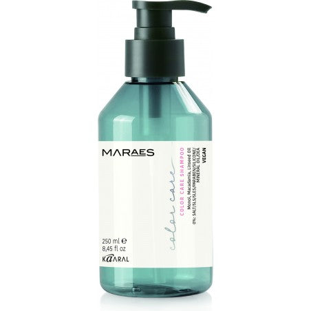 MARAES COLOR CARE RINKINYS: šampūnas, kaukė ir serumas dažytų, chemiškai paveiktų bei pažeistų plaukų priežiūrai