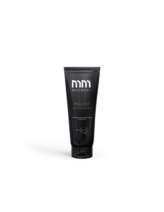 PELUDO Grūdėtas šveitiklis galvos odai (giliai valo, gaivina, paruošia) su mentoliu, graikiniais riešutais, greipfrutais, 200 ml