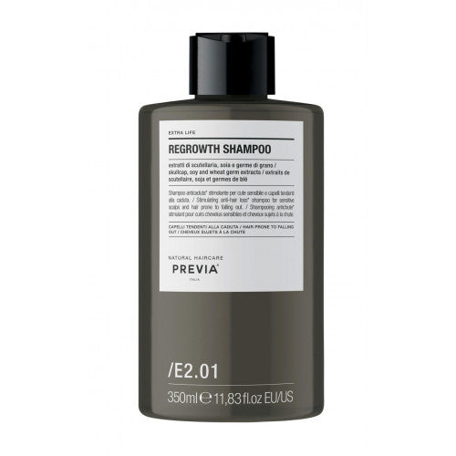 PREVIA Hair Regrowth Treatment Kraujotaką skatinančios ampulės 10x3ml. + Dovana PREVIA Extra Life Regrowth Shampoo Augimą skatinantis šampūnas 350ml