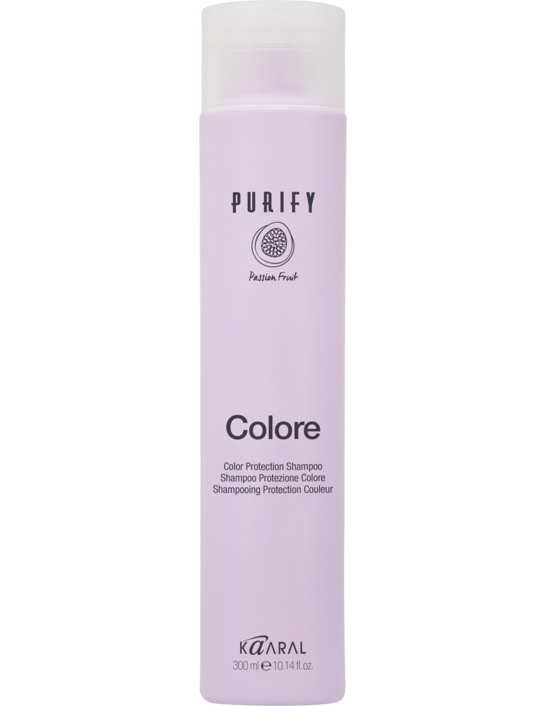 Rinkinys PURIFY COLORE dėžutėje ✾ Šampūnas (300 ml), kondicionierius (250 ml) ir nenuplaunamas fliuidas LEAVE-IN (300 ml)
