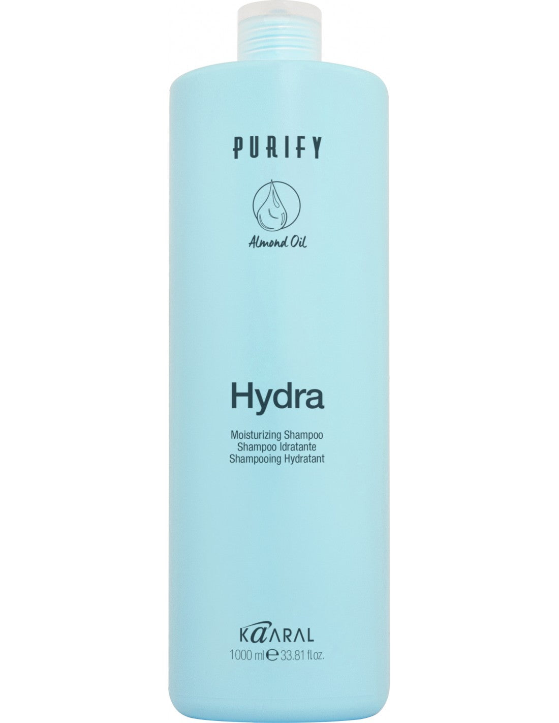 PURIFY HYDRA Drėkinamasis šampūnas sausiems plaukams 1000ml.